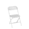 Zown Folding Chair, Stacking, Resin, White, Banquet, PK8 60540WHT8E - alternate 1